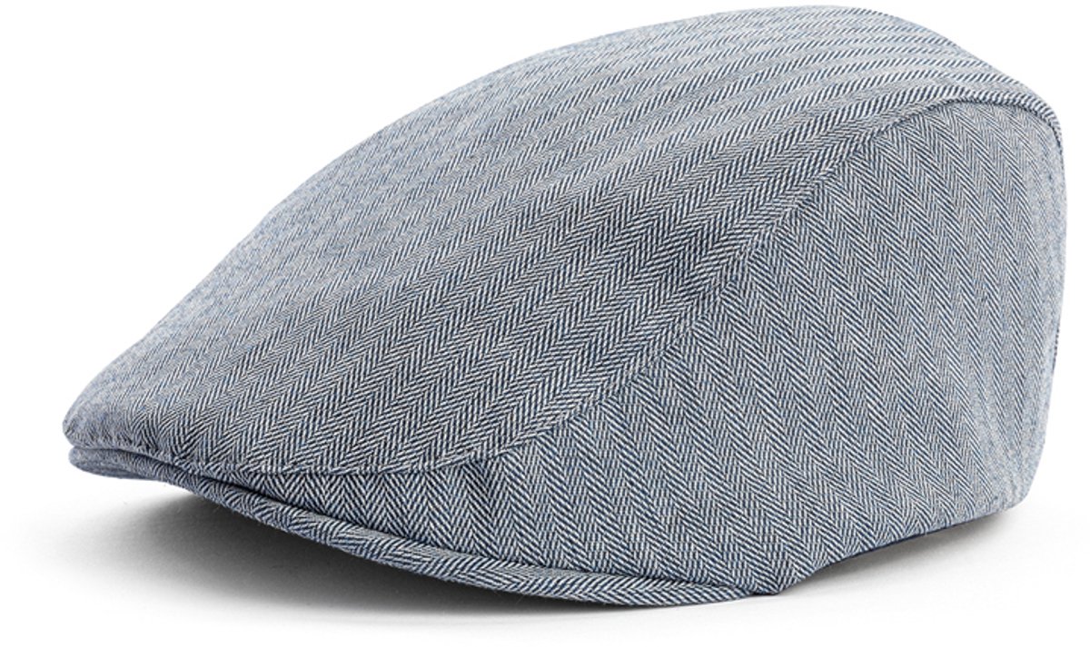 Milanoro - Stijlvolle zomerse platte pet - Blauw