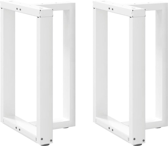 Tafelpoten Nikkel Roestvrij Staal Set Van 4 - Verstelbaar 60 Mm X 1100 Mm