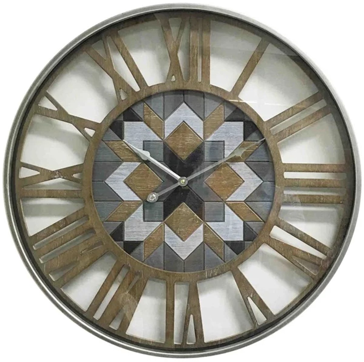 Wandklok Industrieel Vintage Design