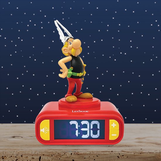 Asterix Nachtlampje Wekker met geluiden van Merkloos — afbeelding 2