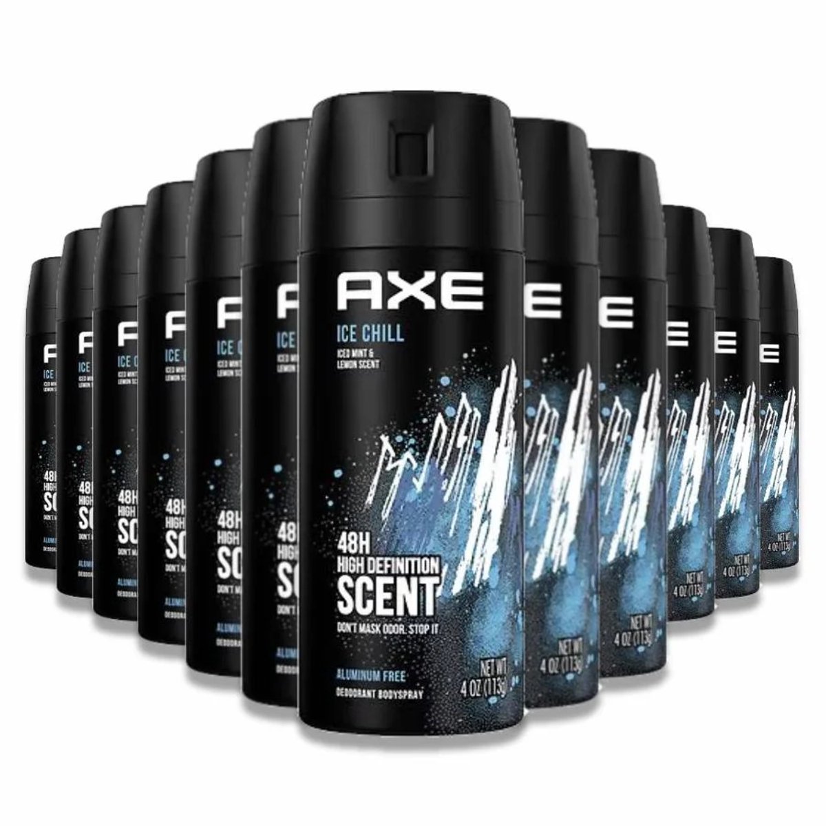 Axe Ice Chill Deodorant / Bodyspray - 12x 150 ml - Voordeelverpakking