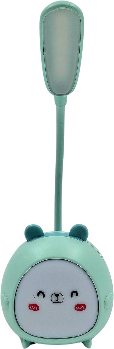Dailyiled - kinder nachtlamp - cartoon - 3 standen - draaibaar - beertje - blauw