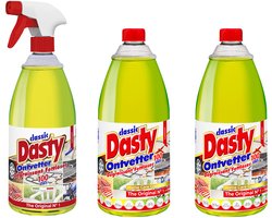Dasty Ontvetter Voordeelpack: 1x Spuitfles + 2 x Navulling