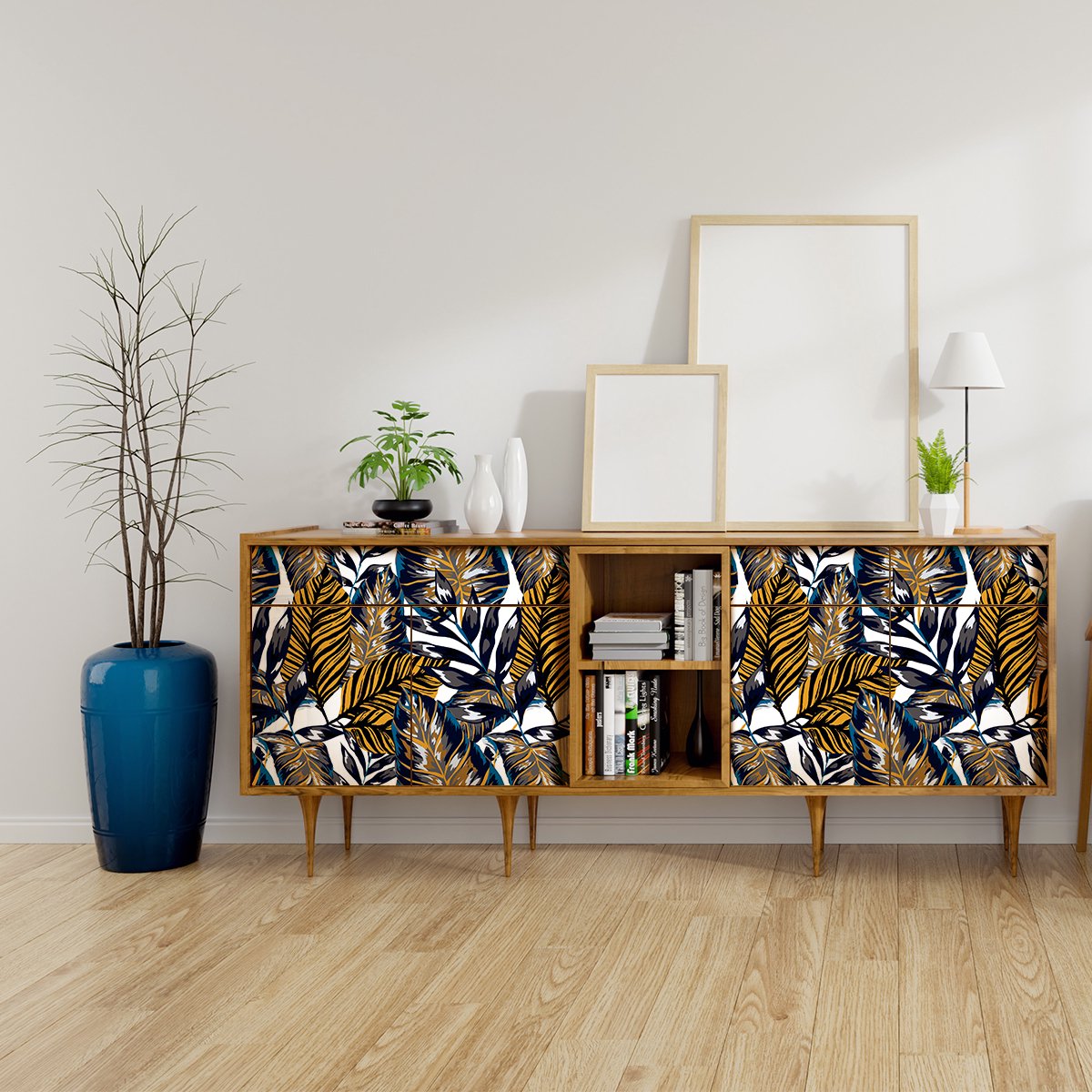 Ambiance Sticker Tropische meubelsticker Anaa 60 x 90 cm Multi color