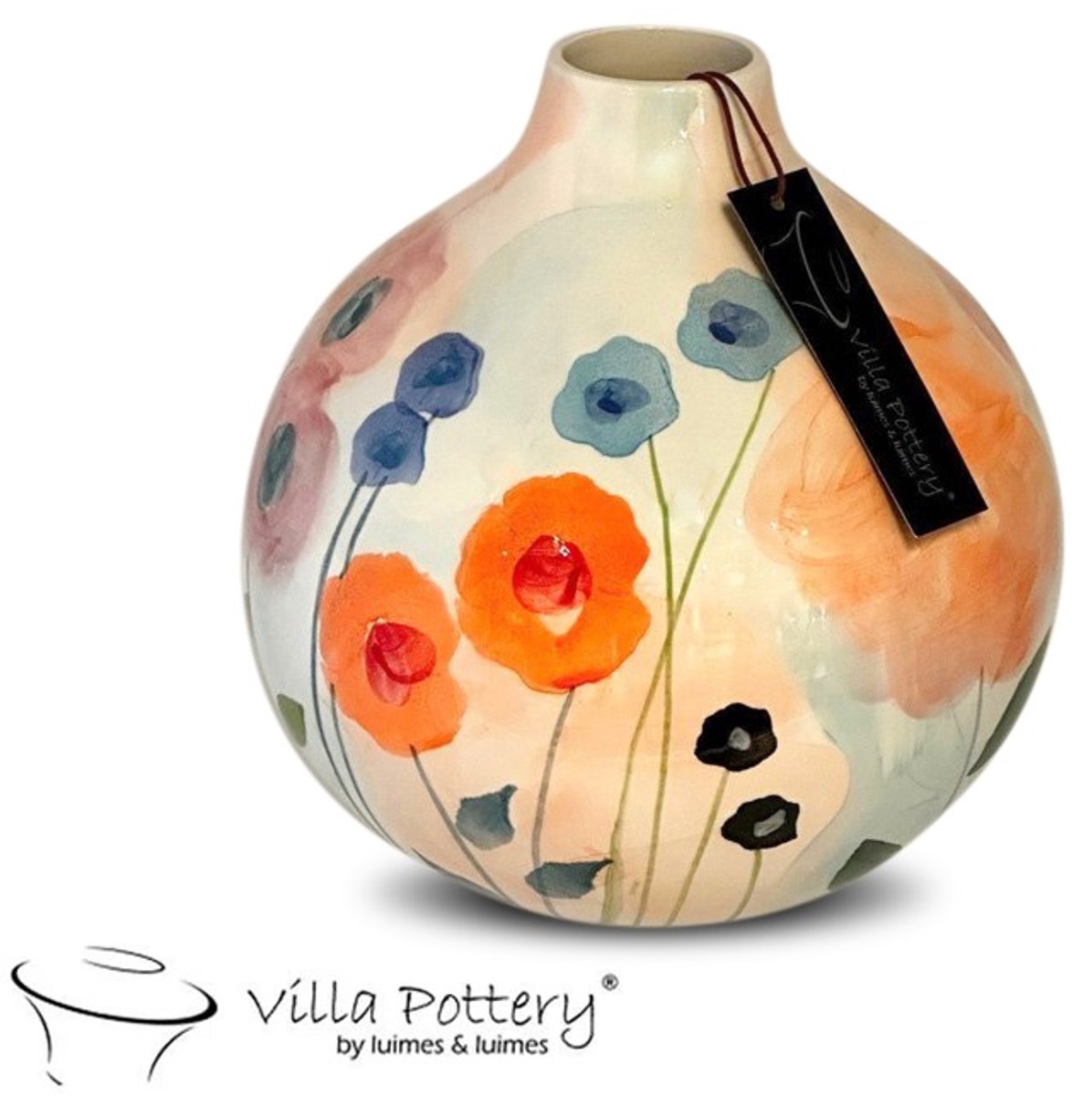 Vaas - Villa Pottery - Decoratie - Woondecoratie - Keramiek - Lillibet 2_1 MIX FLOWERS