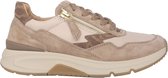 Gabor rollingsoft sensitive 76.898.51 - dames rollende wandelsneaker - Beige - maat 37.5 (EU) 4.5 (UK)