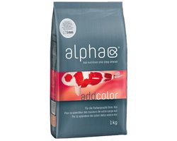 ALPHA COLOR - 1kg - 5mm - Koi Kleurvoer - Intensieve Kleuren - Gezonde Vissen - Koivoer