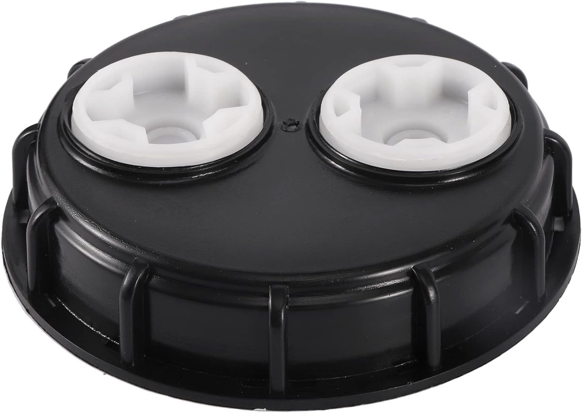 Couvercle Noir IBC 163 Mm Pour Réservoir D'eau 1000L - étanche, Résistant Aux Intempéries, Pour Jardin Et Agriculture - 4