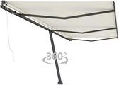 vidaXL Auvent autoportant automatique 600 x 300 cm Couleur crème