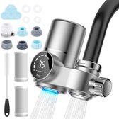 Bol.com Waterfilterkraan met 2 filters en led-display voor schoon drinkwater aanbieding