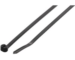 Wurth - Kabelbinder KBL MZUV PA metalen lip goedk. zwart - KBL MZUV kabelbinder van polyamide met metalen tong UV-bestendig, zwart Lengte 290 mm