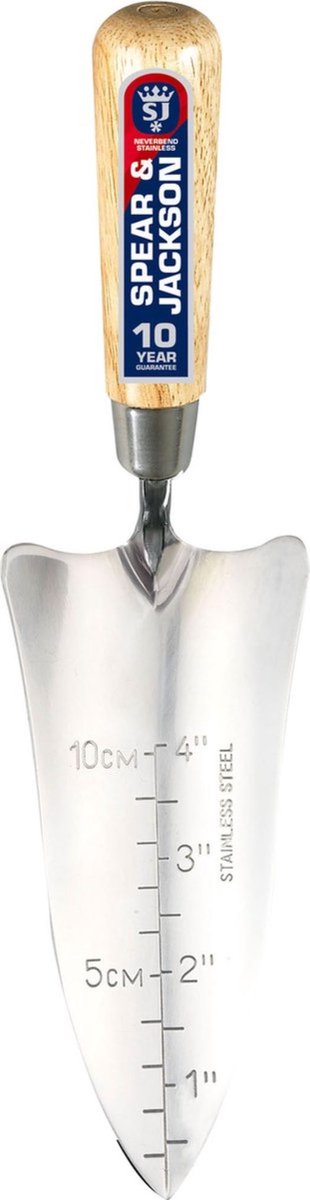Synx Tools Voegenmes RVS + Spear & Jackson Plant set RVS Gepolijst 3-delig - tuingereedschap set - cadeau voor man en vrouw - 10JAAR GARANTIE - onkruidmes - voegenkrabber met steel 150cm van Synx Tools — afbeelding 4