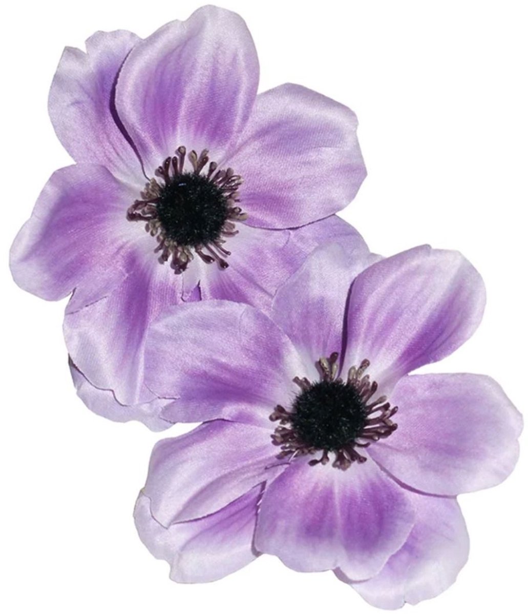 Sophia Double Anemone Lilac Hair Flower