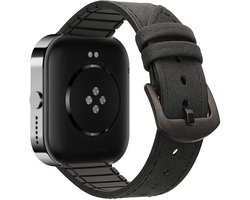 kwmobile horlogebandje geschikt voor CMF by Nothing Watch Pro (D395) bandje - Horlogeband voor smartwatch - Sporthorloge band van kunstleer - In zwart