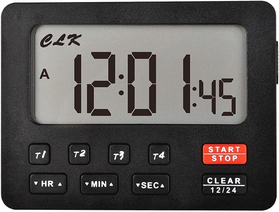 LICAEVEY Gym Timer, 12,4 Inch Grote Digitale Gym Klokmuur met