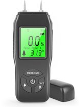 Professionele Vochtmeter - Digitale Hygrometer - Verlicht LCD scherm - Vochtigheidsmeter Voor Hout - Wanden - Vochtigheid