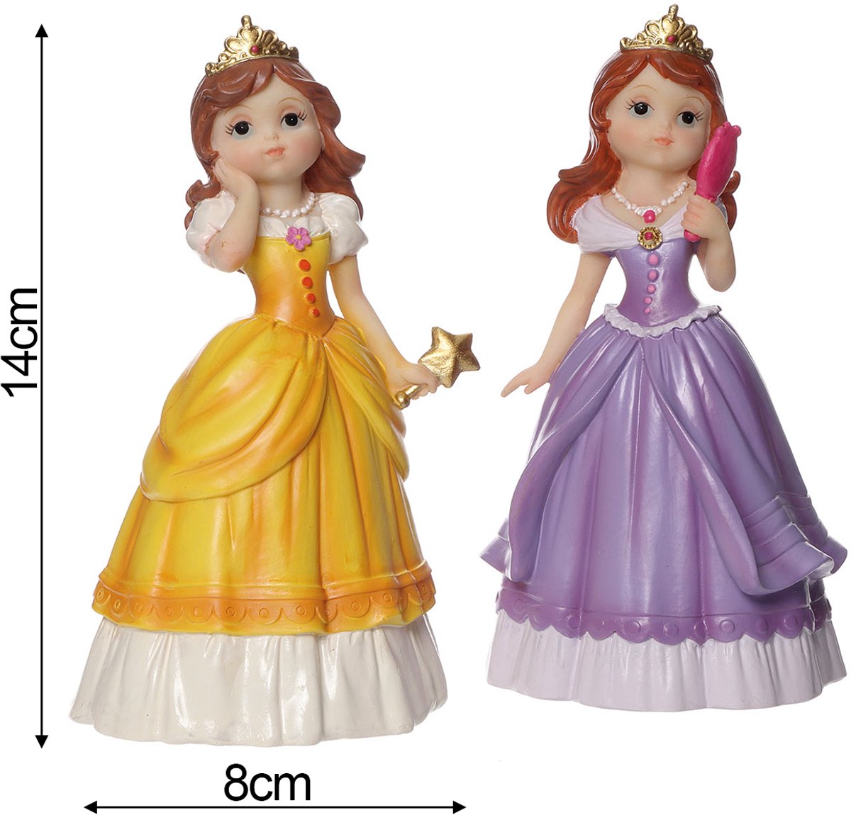 Beeldje Prinses - 15 cm hoog