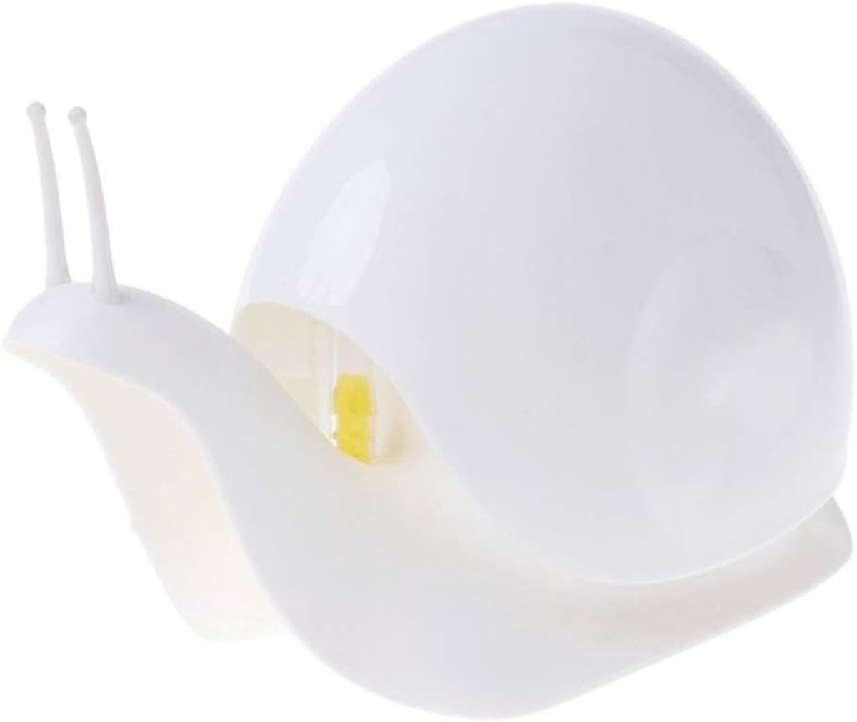 Leuke slakkenvorm zeepdispenser voor keuken en badkamer - 120 ml - Wit
