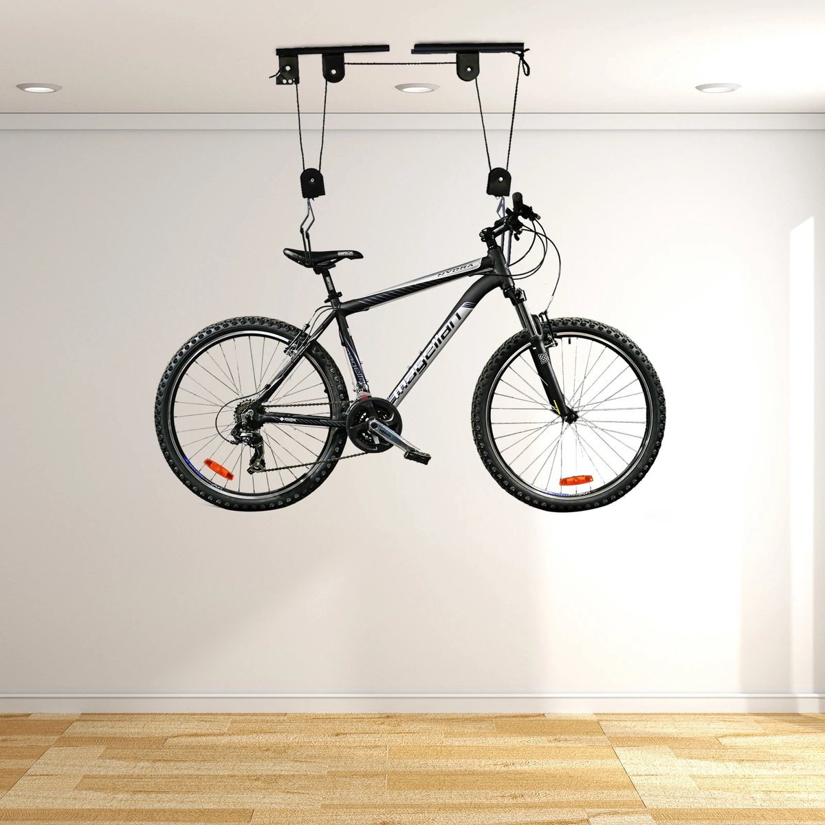 ROGGI® Fiets Takel - Fiets Lift - Fietslift Ophangsysteem - Fiets Hangers Voor Garage Opslag