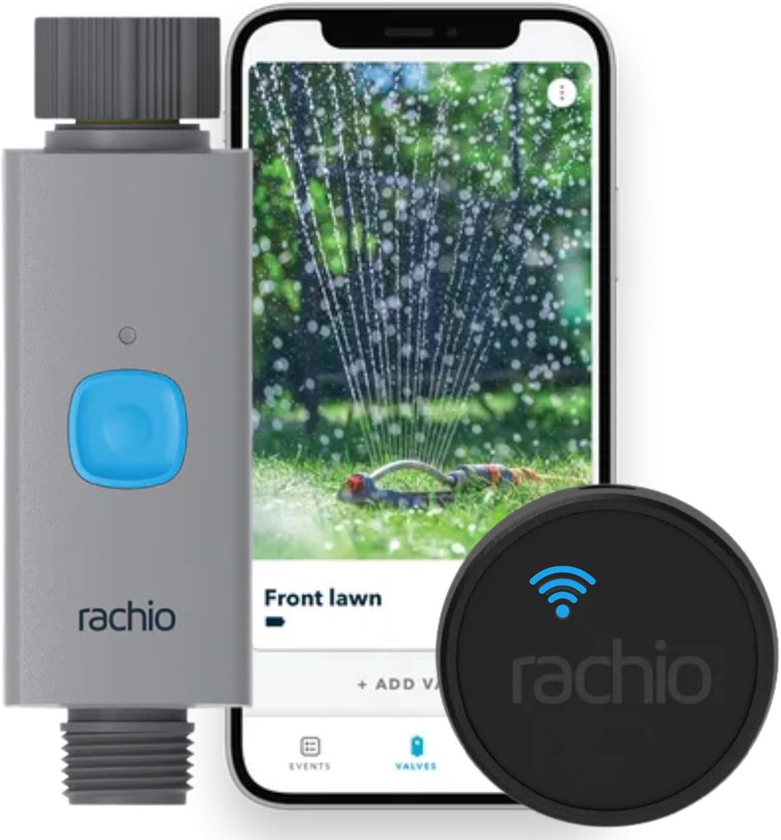 Garza Smart Wifi irrigatieprogramma, automatische irrigatie met hub, stopcontact voor tuin, gazon, intelligente timer en automatisch druppelirrigatiesysteem, regenvertraging voor buiten, binnen Garza Smart Wifi irrigatieprogramma, automatische irrigatie met hub, stopcontact voor tuin, gazon, intelligente timer en automatisch druppelirrigatiesysteem, regenvertraging voor buiten, binnen