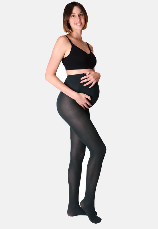 Collants Opaques 60 Deniers Grossesse MAMSY – Confort Ultra Haut, Made In Italy