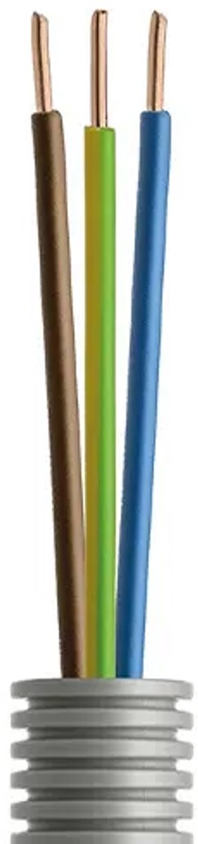 Flexpijp 16mm + VD 3 x 2,5mm² - 100 meter
