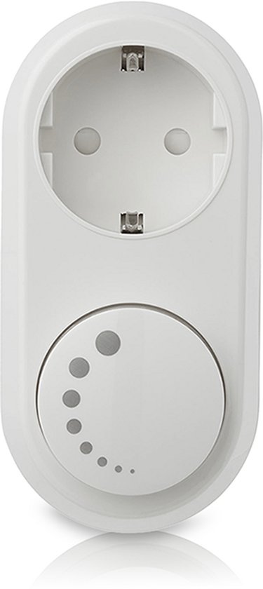 LED prise murale Dimmer - 0-150W, Bouton-tour, Cut Phase, silencieux 100% - ECODIM