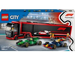LEGO City F1 truck met RB20 en AMR24 F1® auto's speelset - 60445 Image