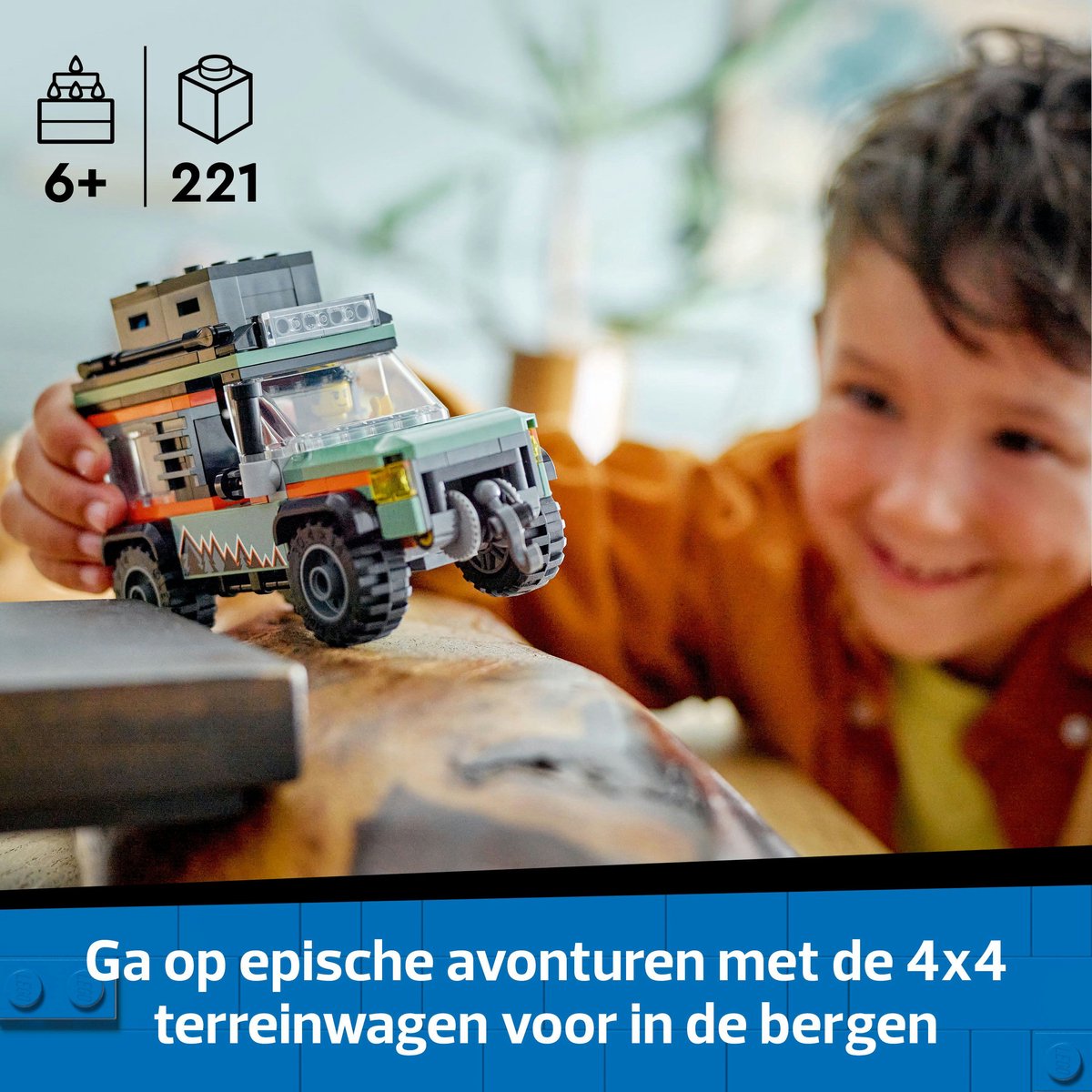 LEGO City 4x4 terreinwagen voor in de bergen - 60447 – foto 2