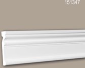 Wandlijst 151347 Profhome Lijstwerk Sierlijst neo-classicisme stijl wit 2 m