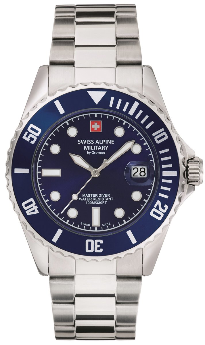 Swiss Alpine Military 7053.1135 Master Diver horloge