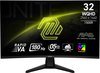 MSI MAG 32CQ6F - WQHD Curved Gaming Monitor - 180hz - 32 inch