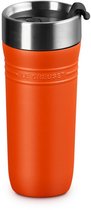 Le Creuset Thermosbeker Dubbelwandig On The Go 0,35 Liter Oranjerood