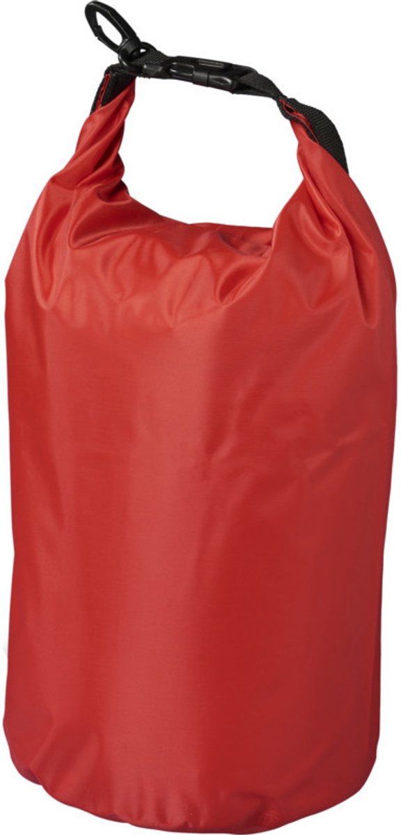 Waterdichte duffel bag/plunjezak/dry bag - 10 liter - rood - reistassen - 20 x 45 cm - boot tas