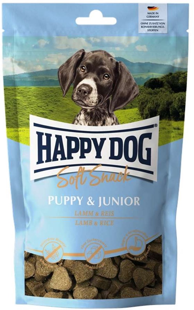 Happy Dog - Zachte snack 10x100g - Puppy & Junior Lam