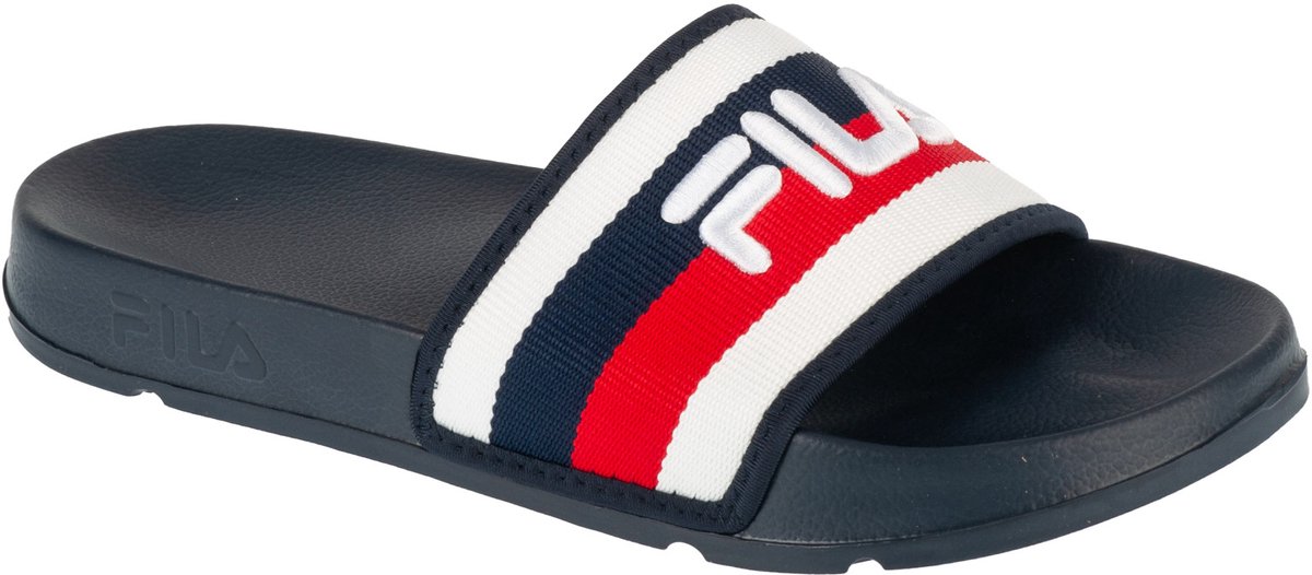 Fila Morro Bay Stripes Mannen Slippers Blauw