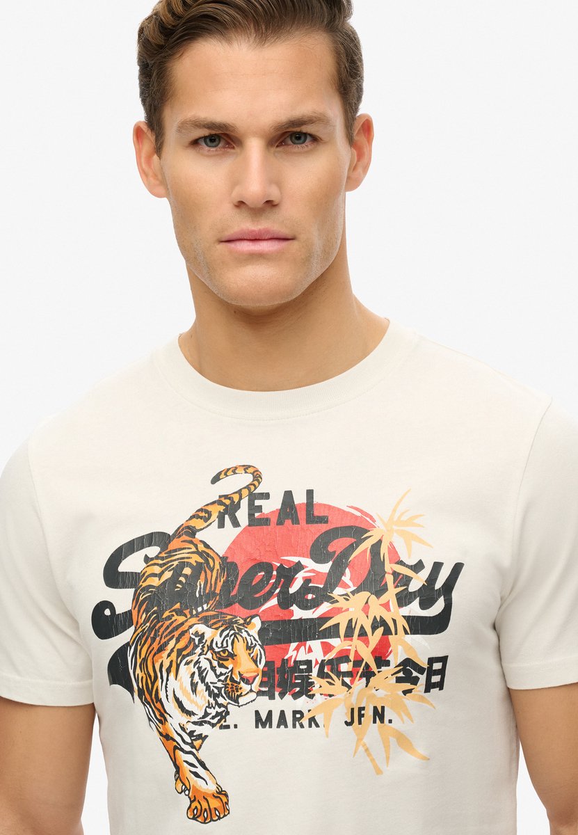 Superdry Vintage Logo Tokyo Relaxed T-shirt Heren T-shirts Wit