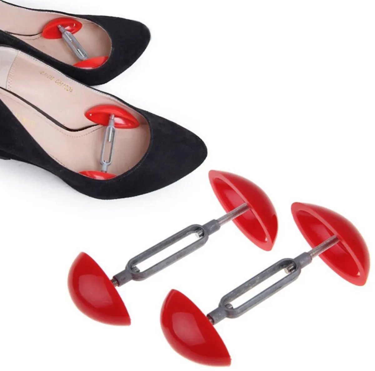 2 stuks Verstelbare Inzetstukken voor Schoenen - Damesschoenen Shaper - Breedte Extenders