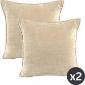 Coussin (rempli) JULIEN - 45x45 cm, sable