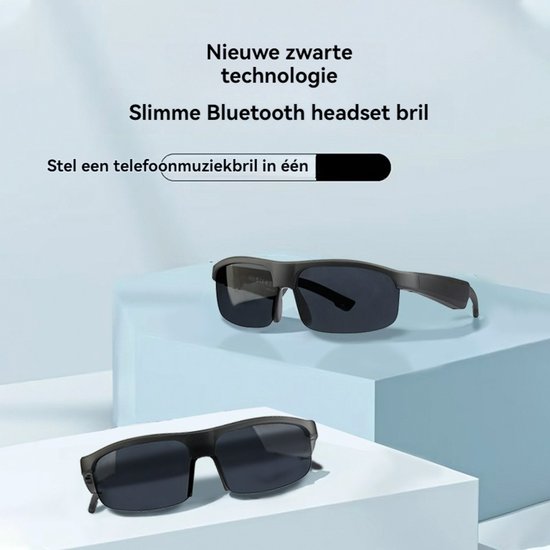 Lunettes De Soleil Bluetooth Polarisées Noires - Neuf Avec Étiquettes