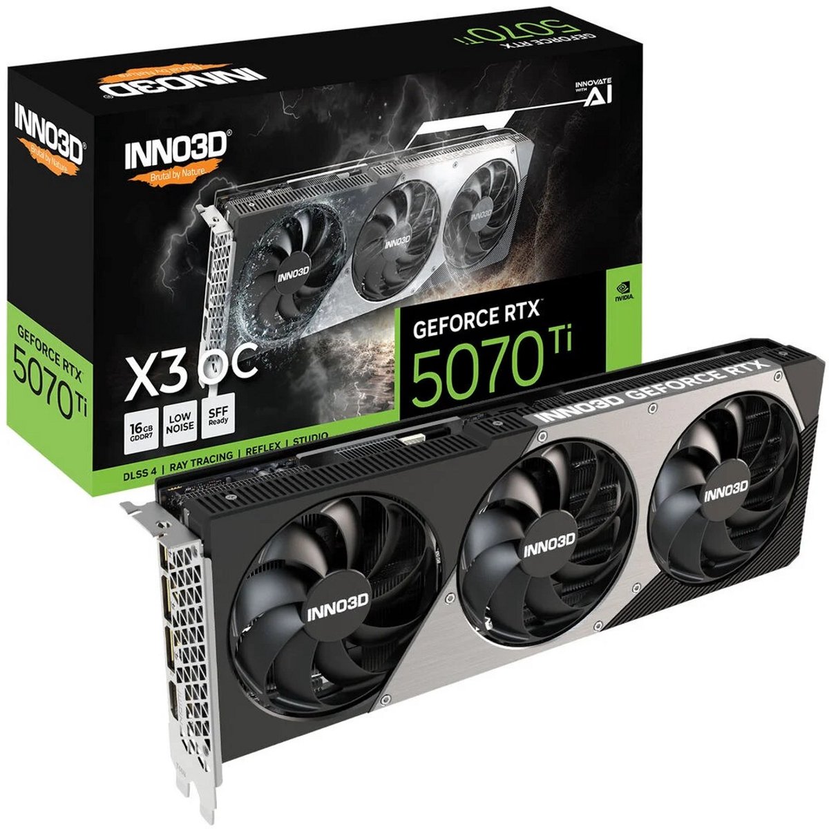 INNO3D GeForce RTX 5070 Ti X3 OC grafische kaart