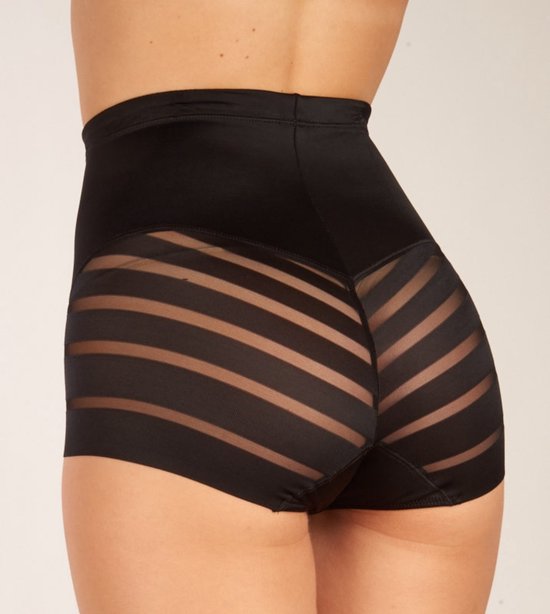 Dim Corrigerende highwaist slip - 0HZ Black - maat 40 (40) - Dames Volwassenen - Polyamide- D00IV-0HZ-40