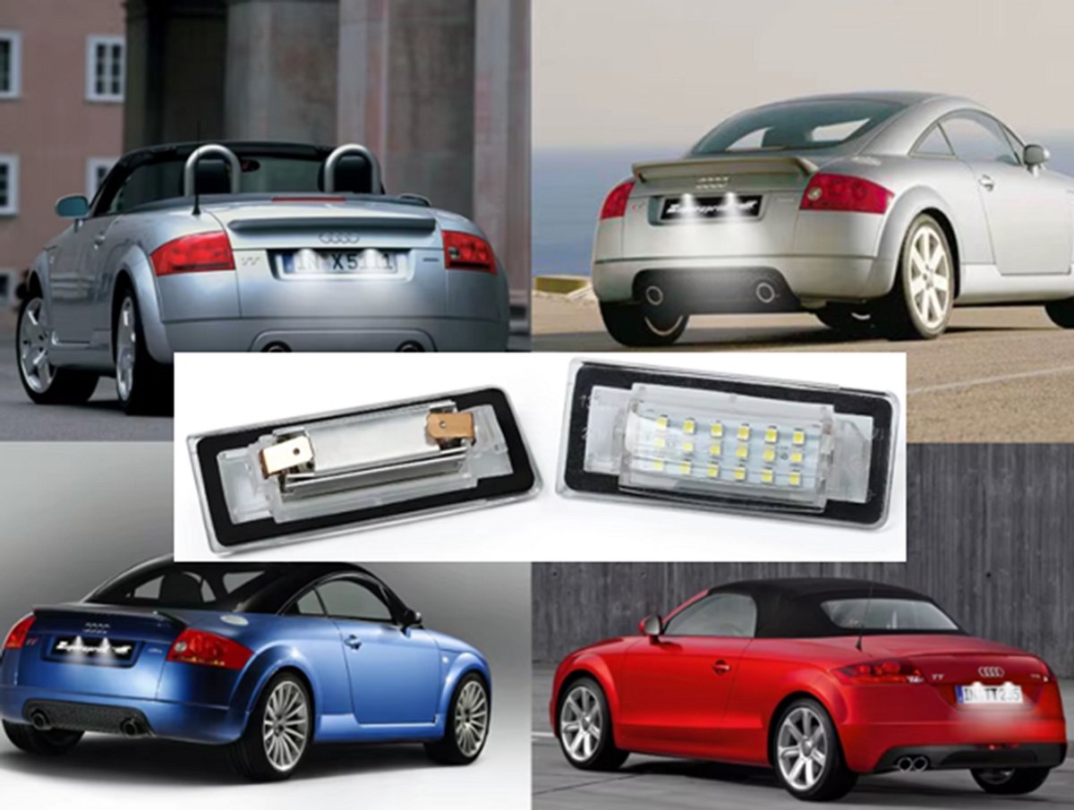 LED Kentekenverlichting AUDI TT, Roadster, Cabrio, Coupe BJ 1998-2006