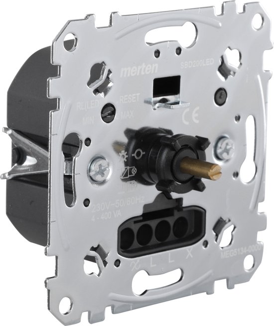 Merten variateur encastrable LED/incandescence/halogène 4-400 watts