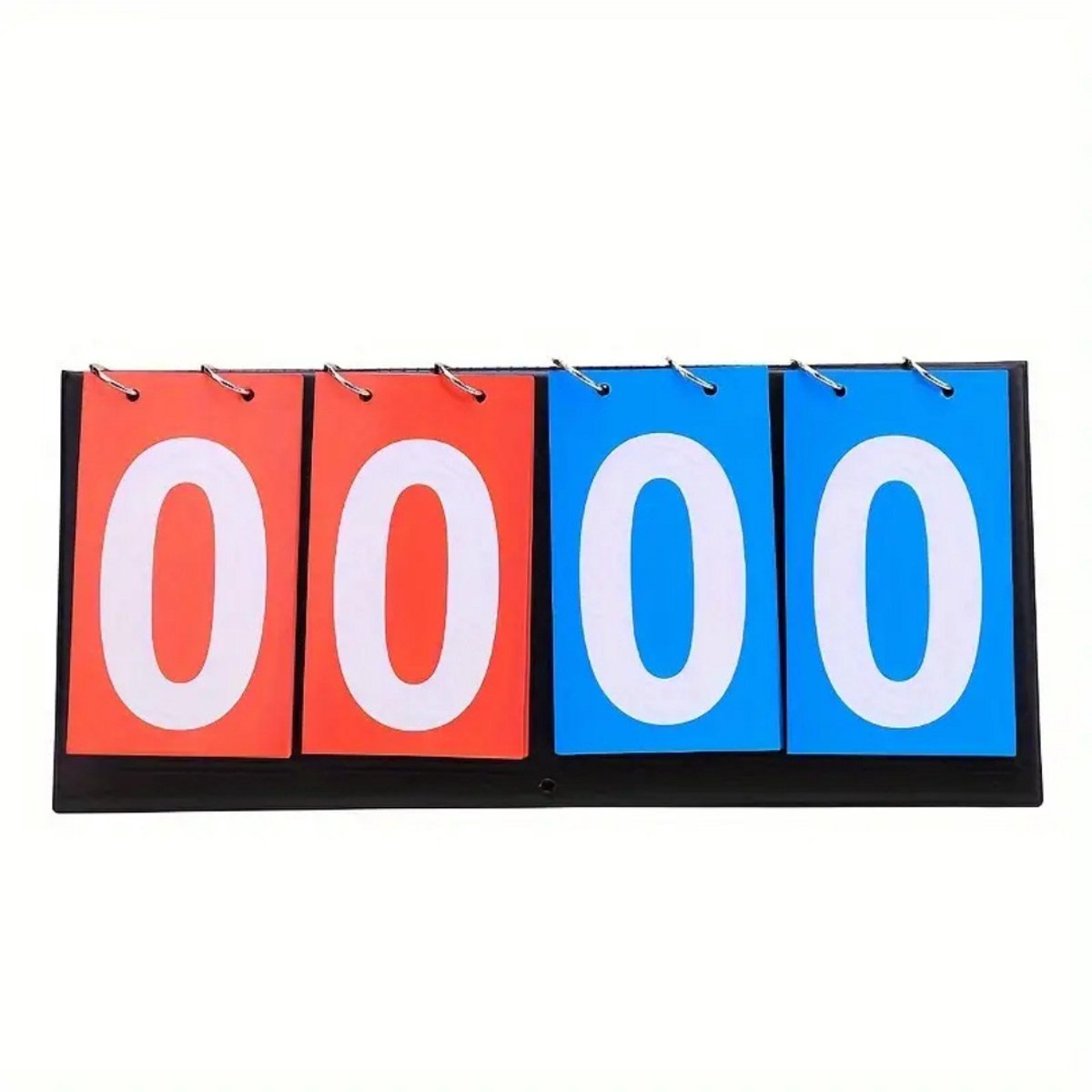 Livano Scorebord - Padel -Tennis - Voetbal - Scoreborden - Viercijferig - Rood/Blauw