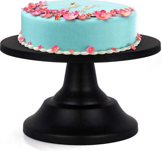 Belle Vous Rond Metalen Cake Standaard - 19,7 cm Dessert Display Houder - Standaard Plaat voor Cakes, Cupcakes & Serveertray - Ideaal voor Huwelijken, Verjaardagen, Feesten & Andere Evenementen