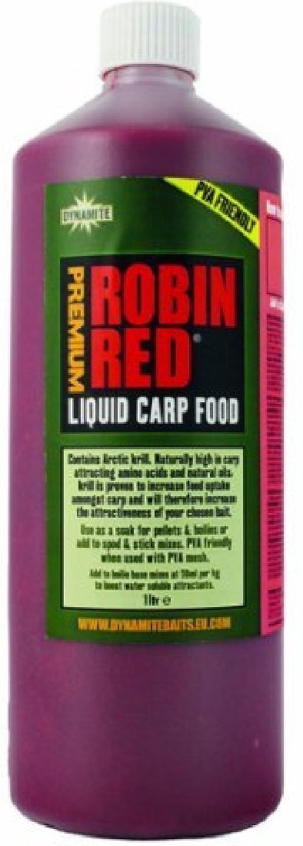 Dynamite Baits Liquid Carp Food - 1L Robin Red van Dynamite Baits — afbeelding 2