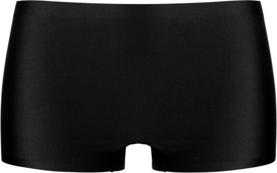 Zwarte katoenen shorts.