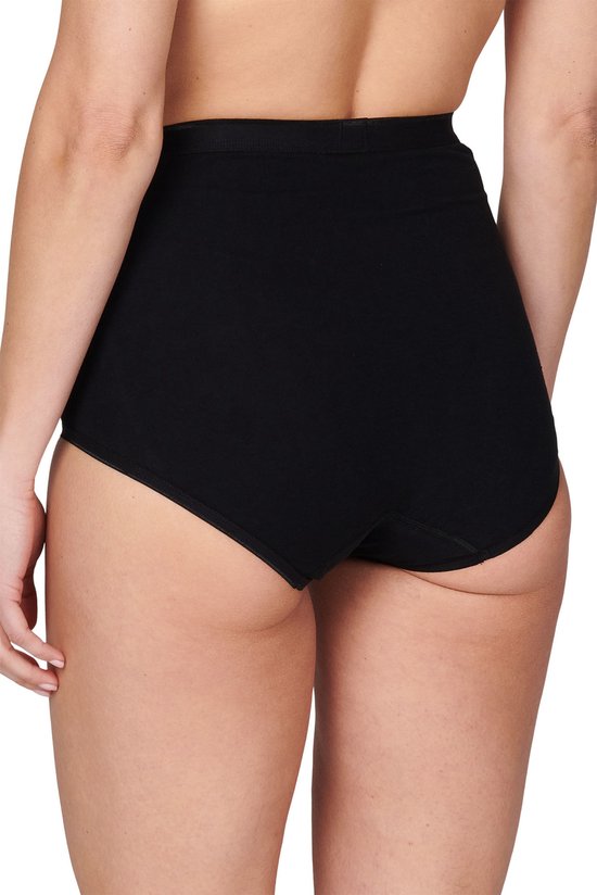 Ten Cate Basics organic cotton stretch high waist wit 4 pack voor Dames | Maat L