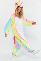 Leuke Onesie - Regenboog Eenhoorn - Verkleedkleding - Pyjama - Kinderen - XXS - maat 115